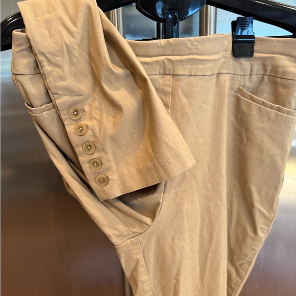 Chico's Beige Straight Leg Pants - Picture 3 of 9